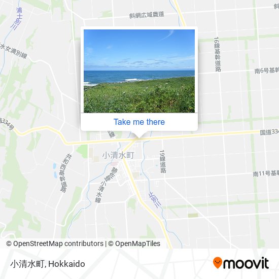 小清水町 map