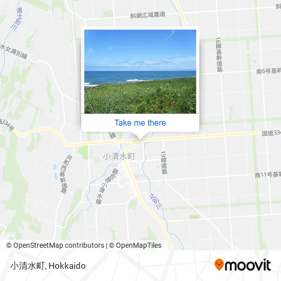 小清水町 map