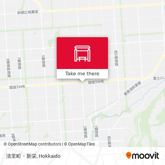 清里町・新栄 map
