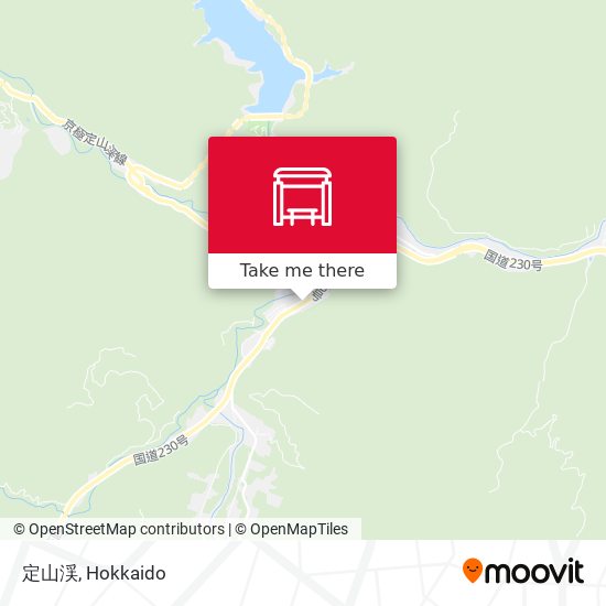定山渓 map