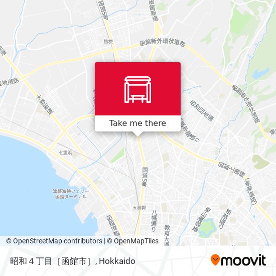 昭和４丁目［函館市］ map