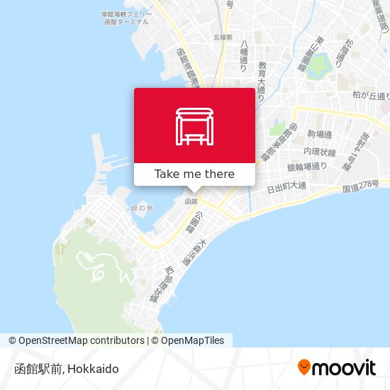 函館駅前 map