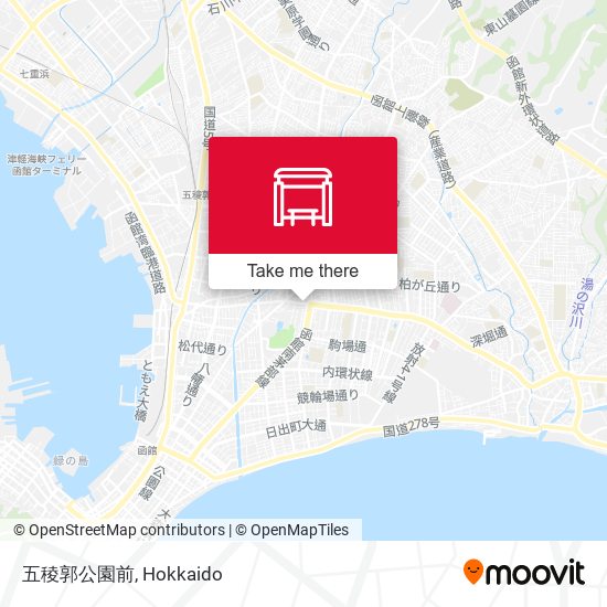 五稜郭公園前 map
