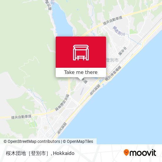 桜木団地［登別市］ map