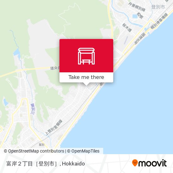 富岸２丁目［登別市］ map