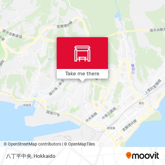 八丁平中央 map