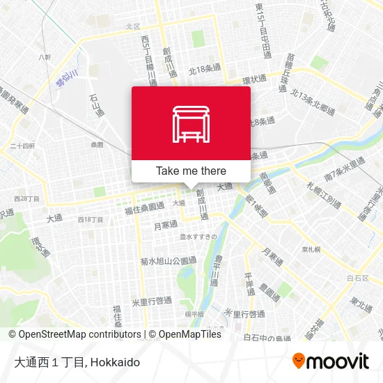 大通西１丁目 map