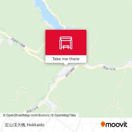 定山渓大橋 map