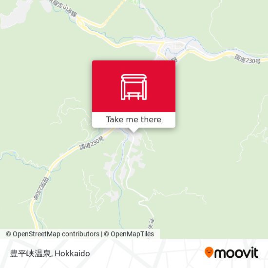 豊平峡温泉 map