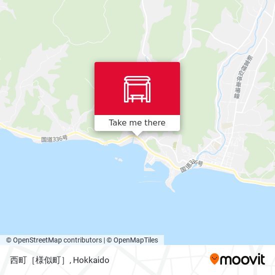 西町［様似町］ map