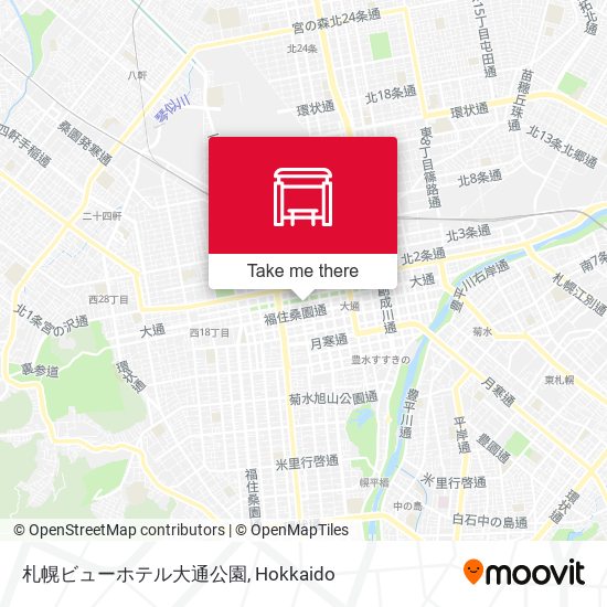 札幌ビューホテル大通公園 map