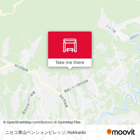 ニセコ東山ペンションビレッジ map