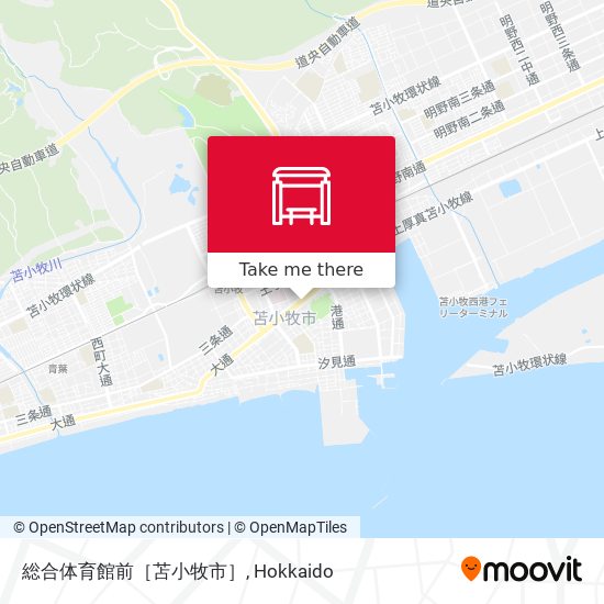 総合体育館前［苫小牧市］ map