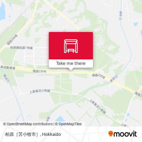 柏原［苫小牧市］ map