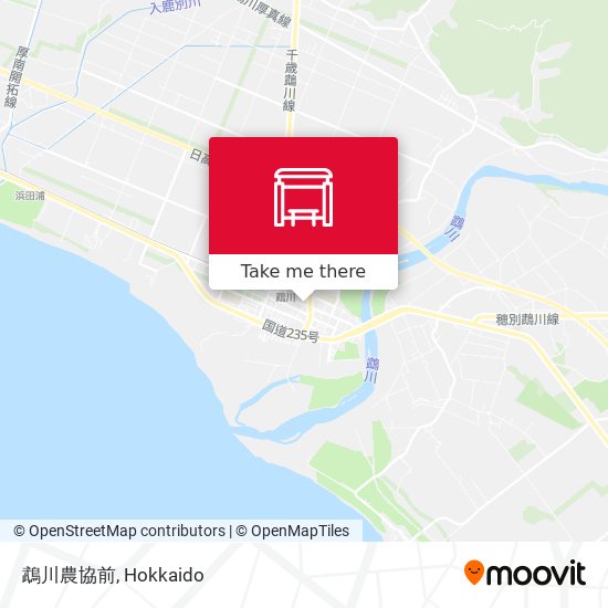 鵡川農協前 map