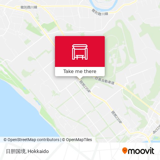 日胆国境 map