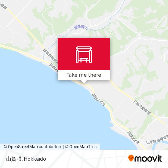山賀張 map