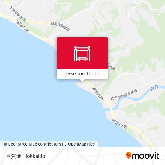 厚賀港 map