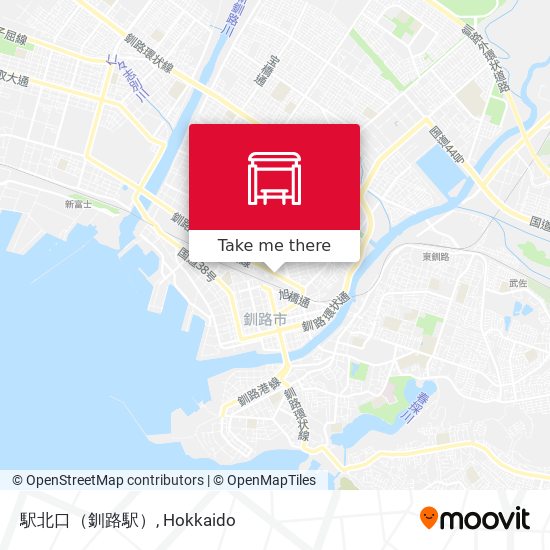 駅北口（釧路駅） map