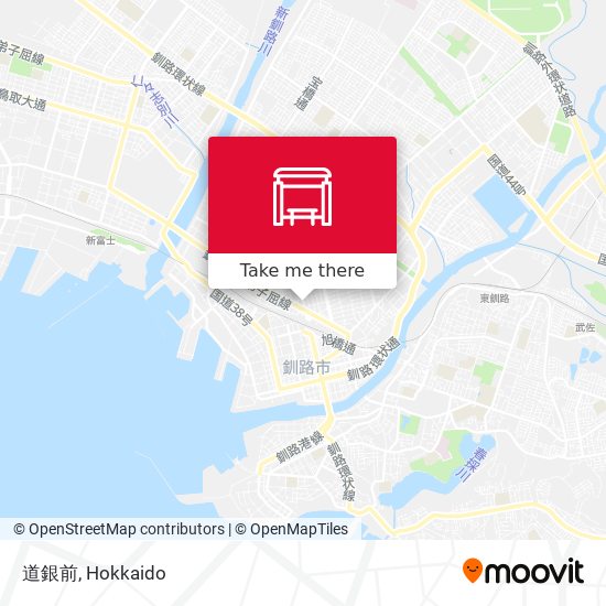 道銀前 map