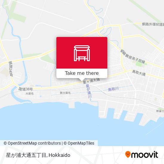 星が浦大通五丁目 map