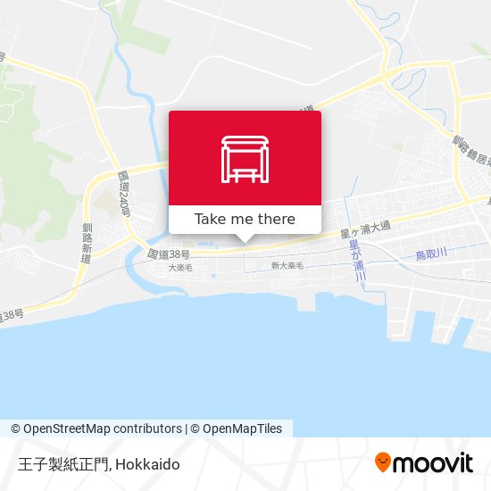 王子製紙正門 map
