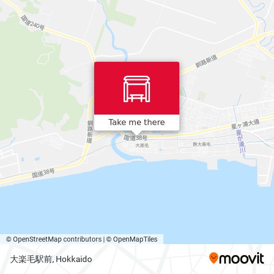 大楽毛駅前 map