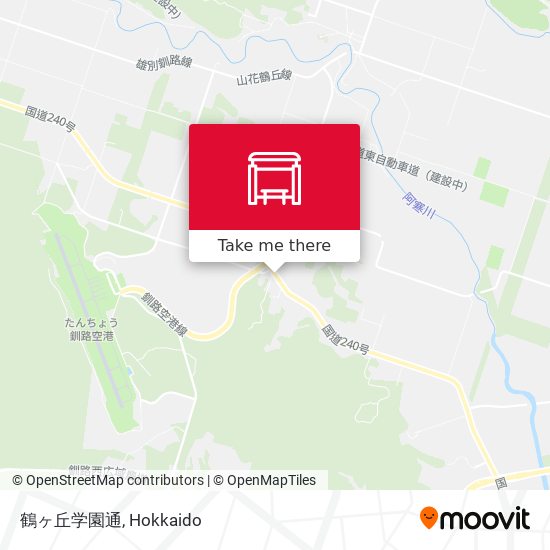鶴ヶ丘学園通 map