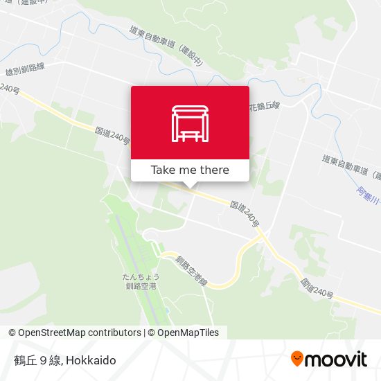 鶴丘９線 map
