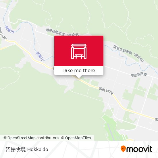 沼館牧場 map