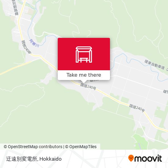 迂遠別変電所 map