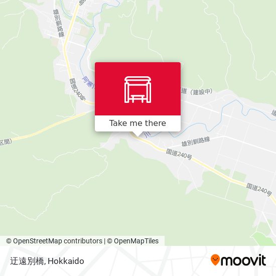 迂遠別橋 map