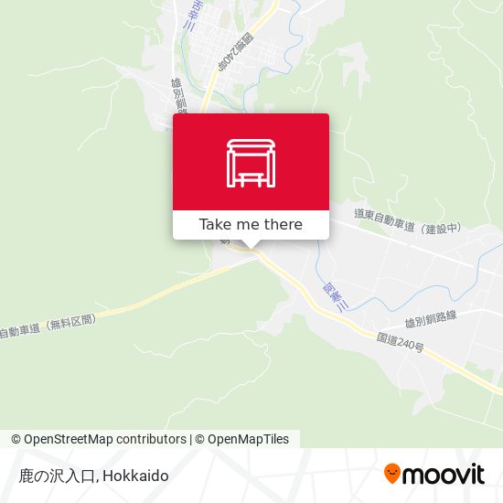 鹿の沢入口 map