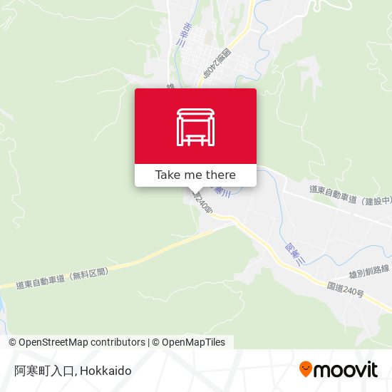 阿寒町入口 map