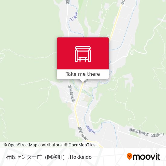 行政センター前（阿寒町） map