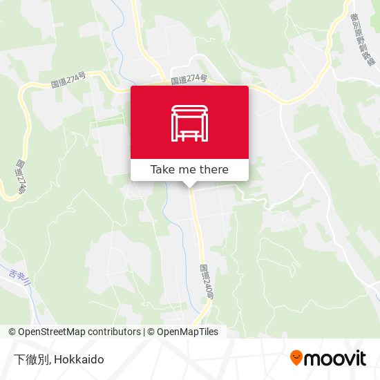 下徹別 map
