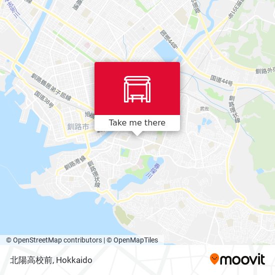 北陽高校前 map