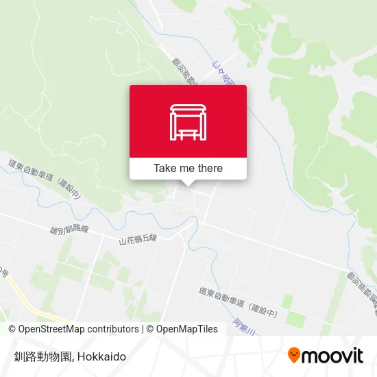 釧路動物園 map