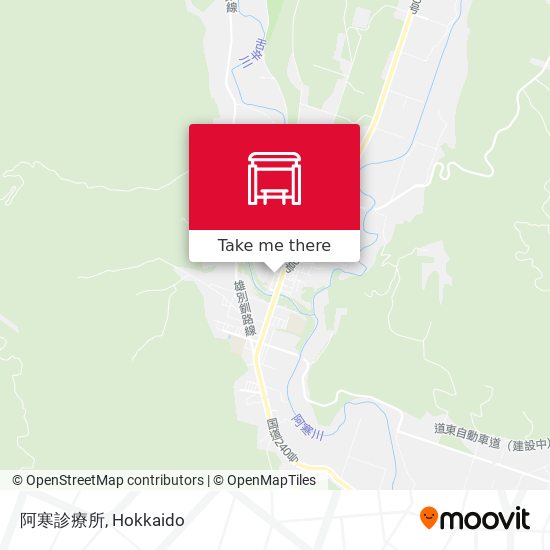阿寒診療所 map