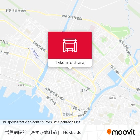 労災病院前［あすか歯科前］ map