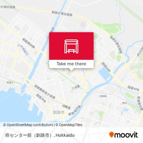 癌センター前（釧路市） map