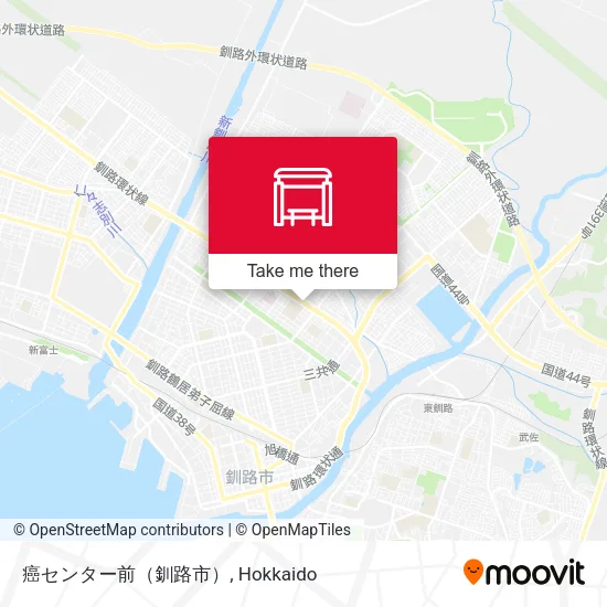 癌センター前（釧路市） map