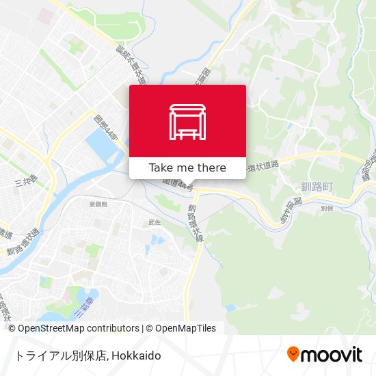 トライアル別保店 map