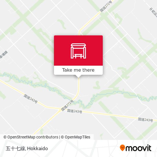 五十七線 map