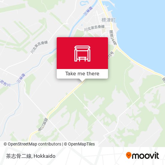 茶志骨二線 map