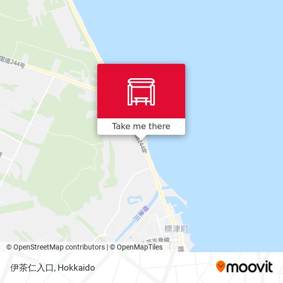 伊茶仁入口 map
