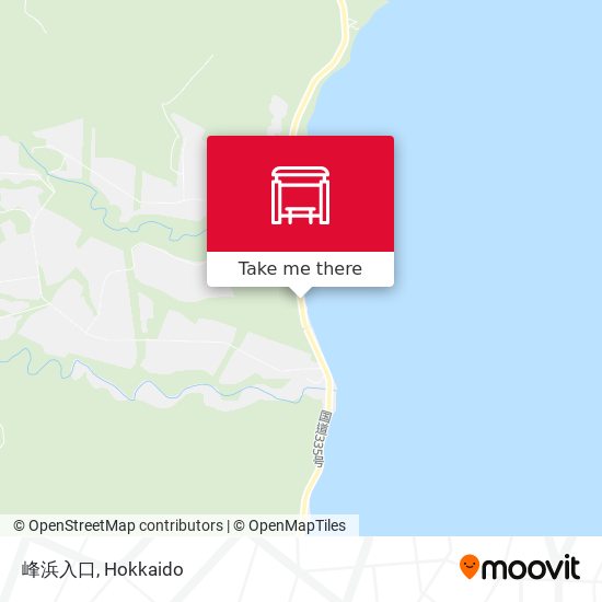 峰浜入口 map