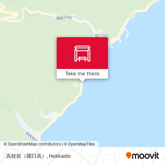 高校前（羅臼高） map