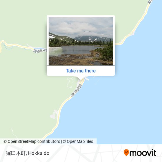 羅臼本町 map