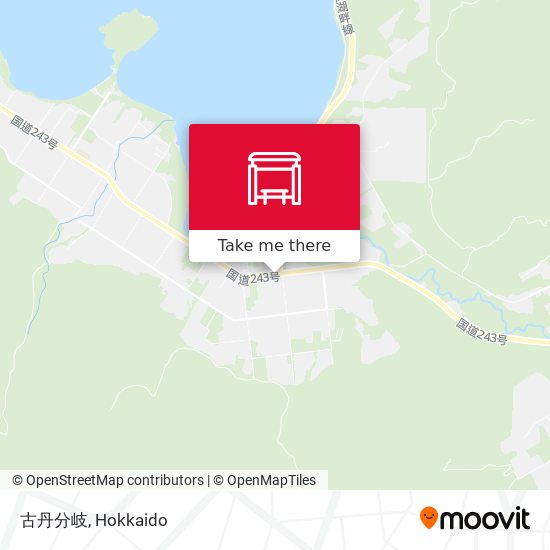 古丹分岐 map